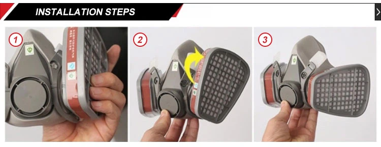 How to use Half Facepiece Respirator How to use Half Facepiece Respirator